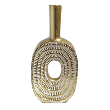 Load image into Gallery viewer, Gold Hollow Flower Vase | Casa Kriti