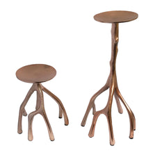 Load image into Gallery viewer, Tree-Leg Pillar Candle Holder Pair | Casa Kriti