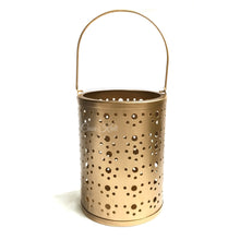 Load image into Gallery viewer, Gold Polka Dot Lantern Pair | Casa Kriti