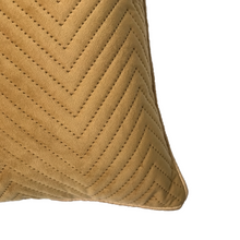 Load image into Gallery viewer, Golden Soft Cotton Velvet Cushion Cover | Casa Kriti
