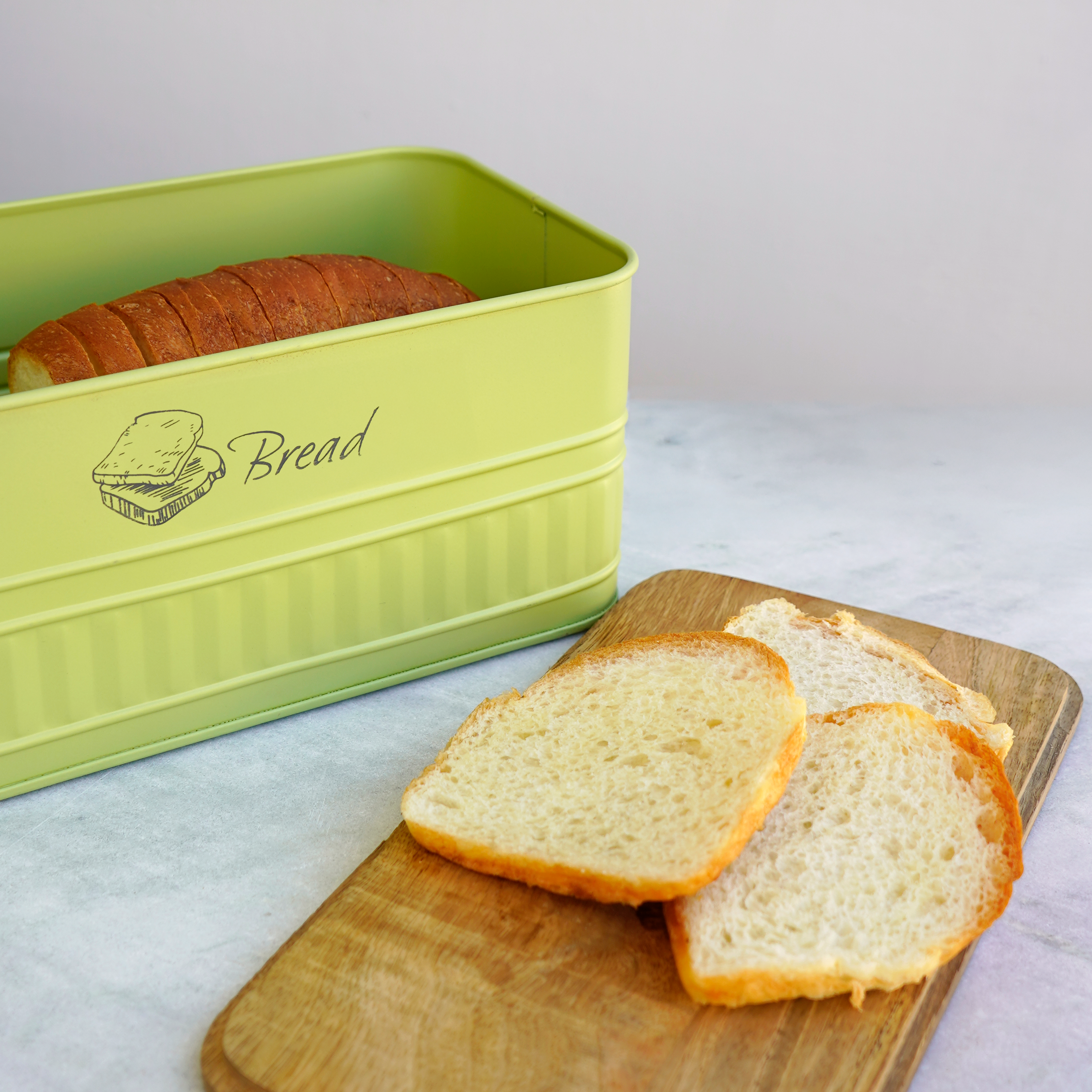Matte Green Bread Box | Casa Kriti