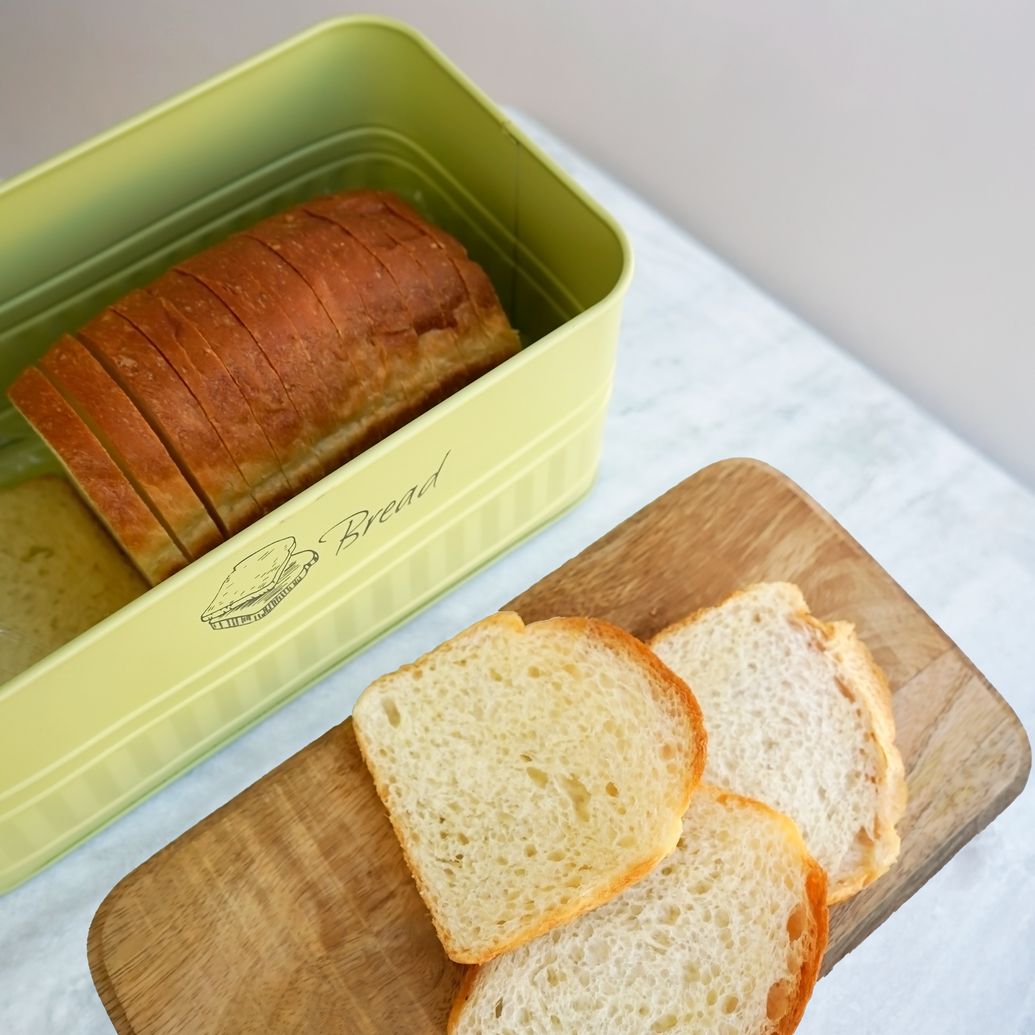 Matte Green Bread Box | Casa Kriti