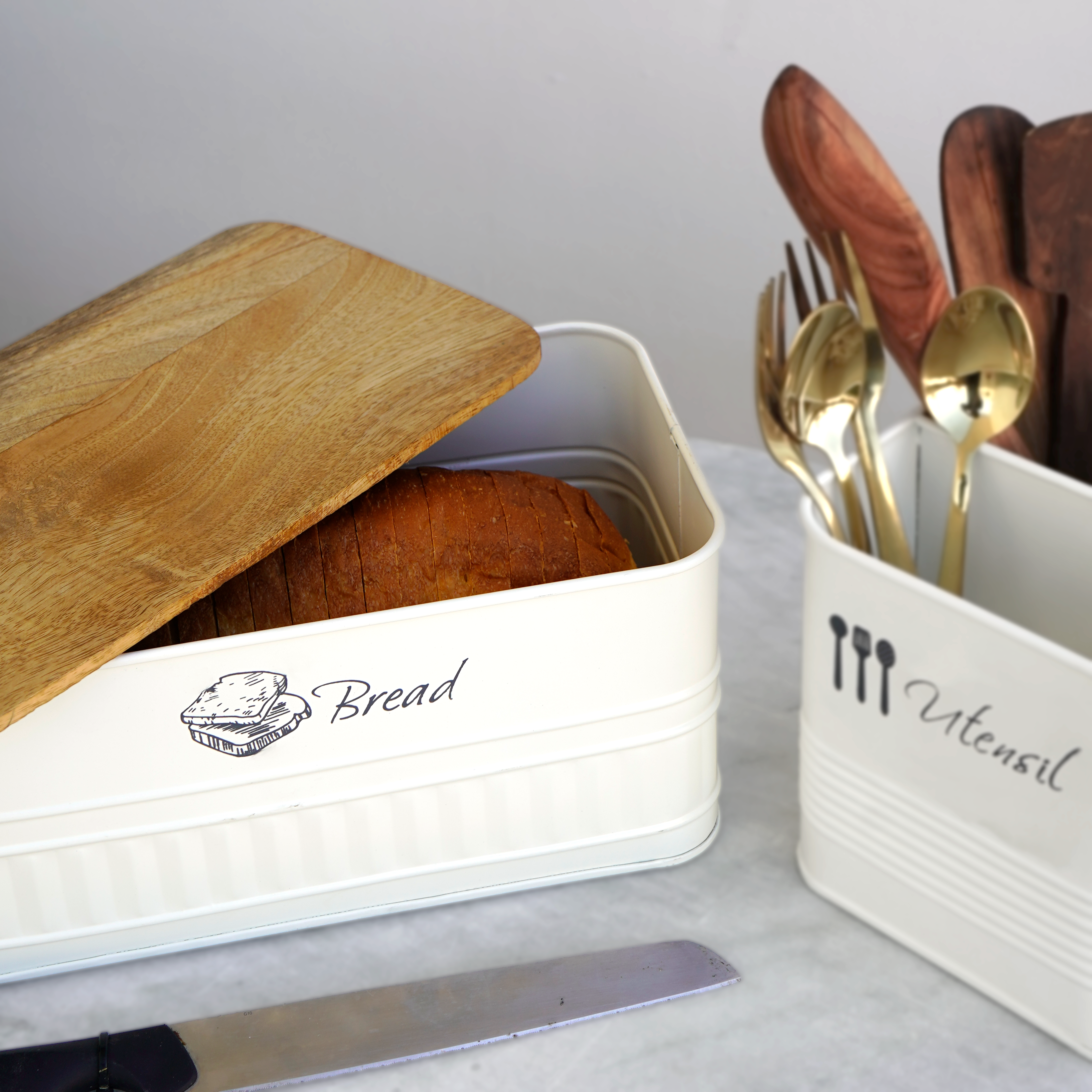 Pure White Bread Box | Casa Kriti