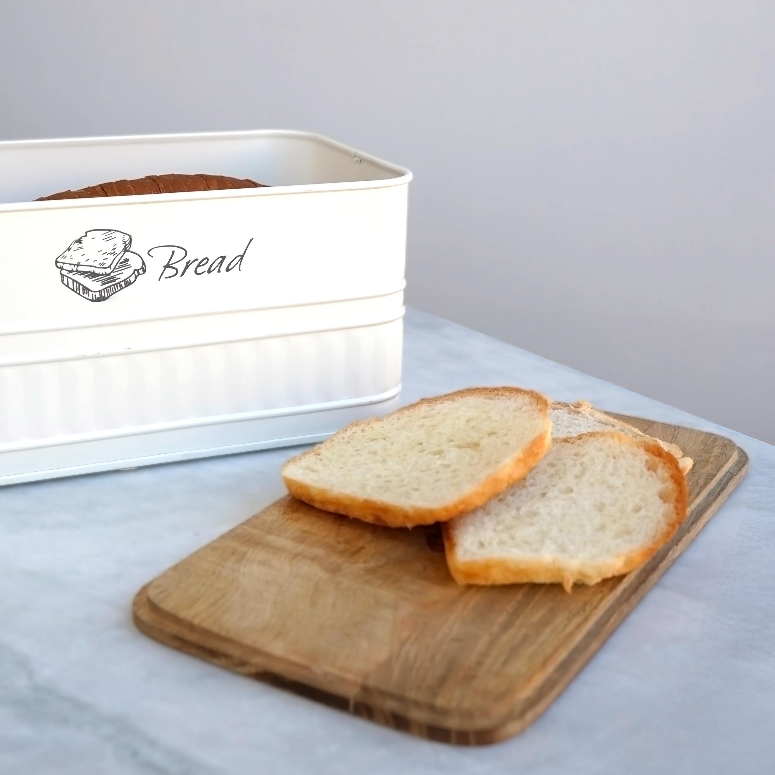 Pure White Bread Box | Casa Kriti
