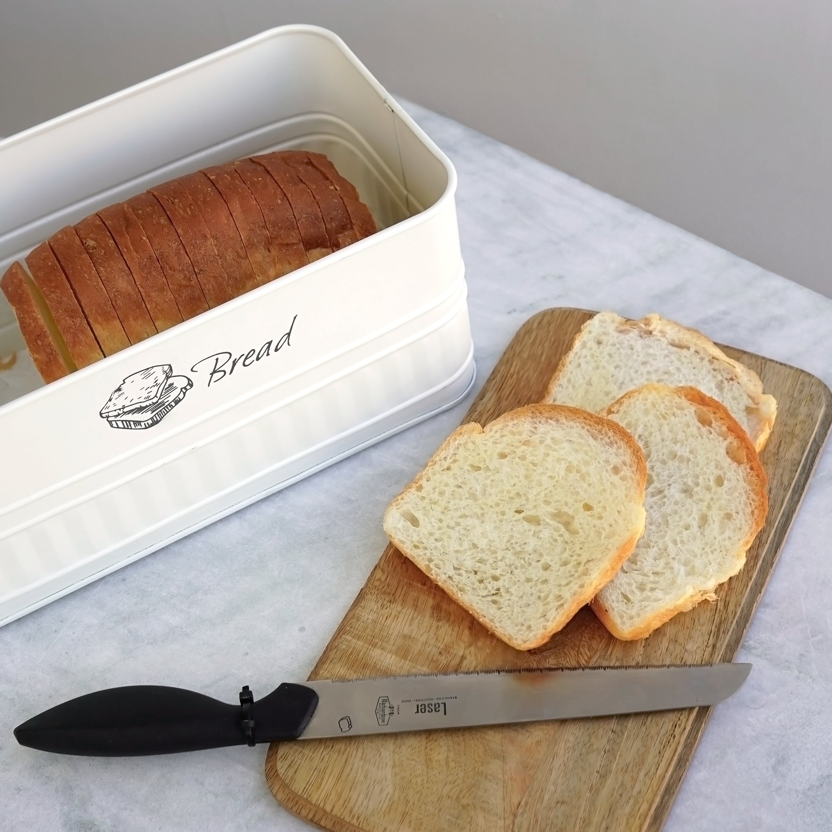 Pure White Bread Box | Casa Kriti