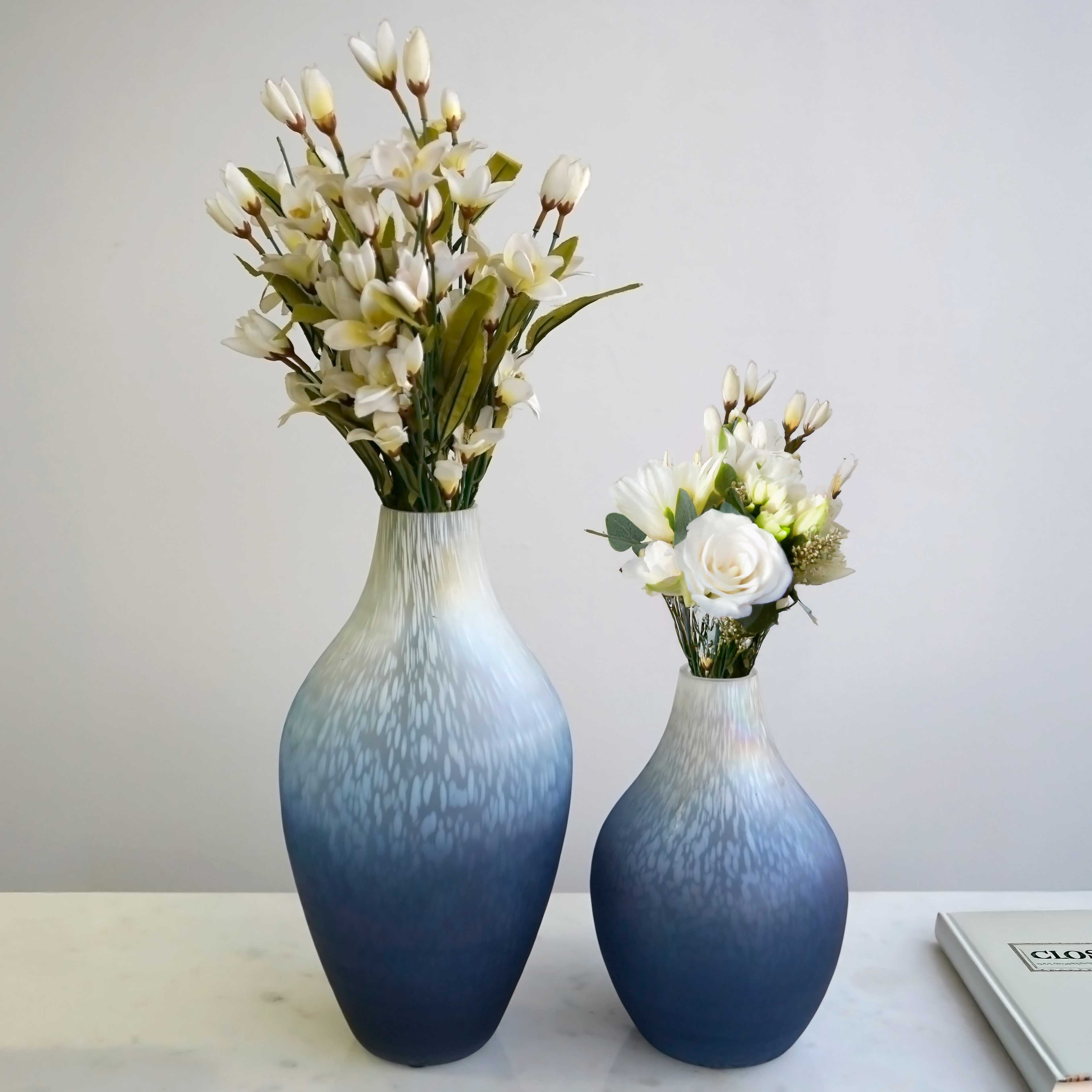 Ocean Spray Glass Vase Large | Casa Kriti
