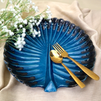 Ceramic Peacock Platter | Casa Kriti