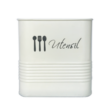 Load image into Gallery viewer, Pure White Utensil Jar | Casa Kriti
