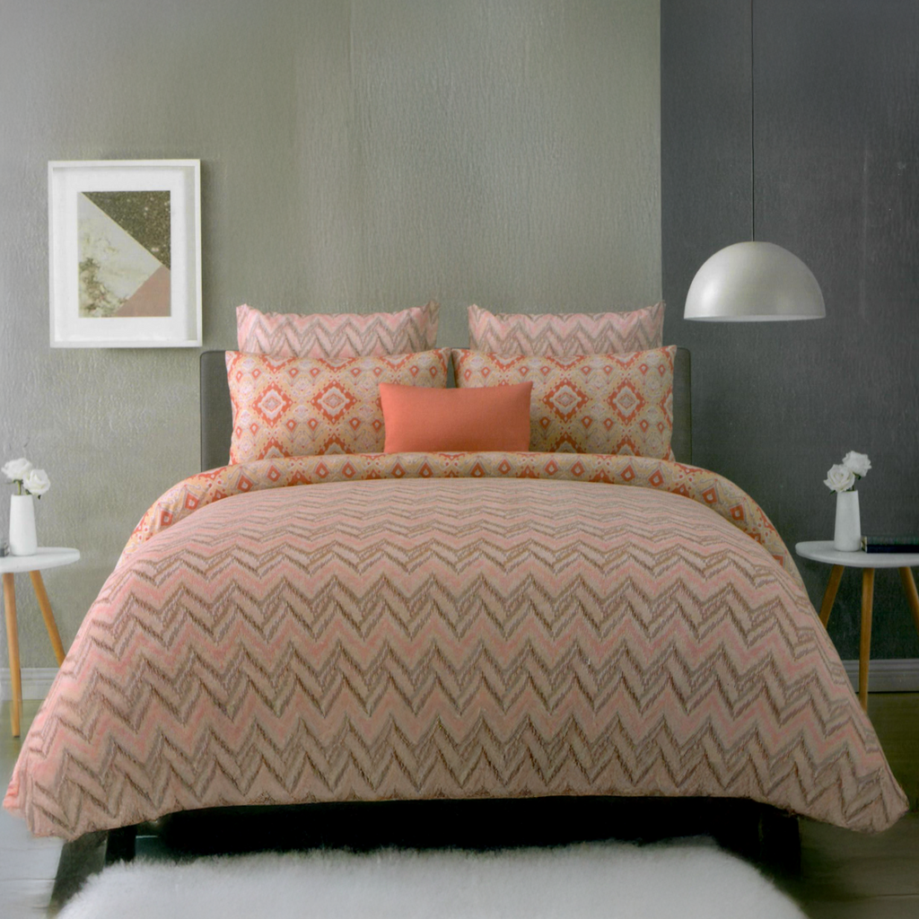 Bohemian Bliss Reversible King Bed Cover Set | Casa Kriti