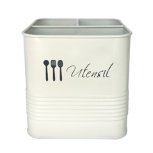 Load image into Gallery viewer, Pure White Utensil Jar | Casa Kriti
