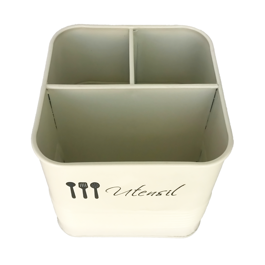 Pure White Utensil Jar | Casa Kriti