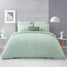 Load image into Gallery viewer, Geometric Serenity Reversible King Bed Cover Set | Casa Kriti
