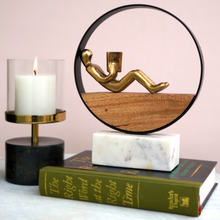 Load image into Gallery viewer, The Book Reader Figurine with Marble Base | Casa Kriti
