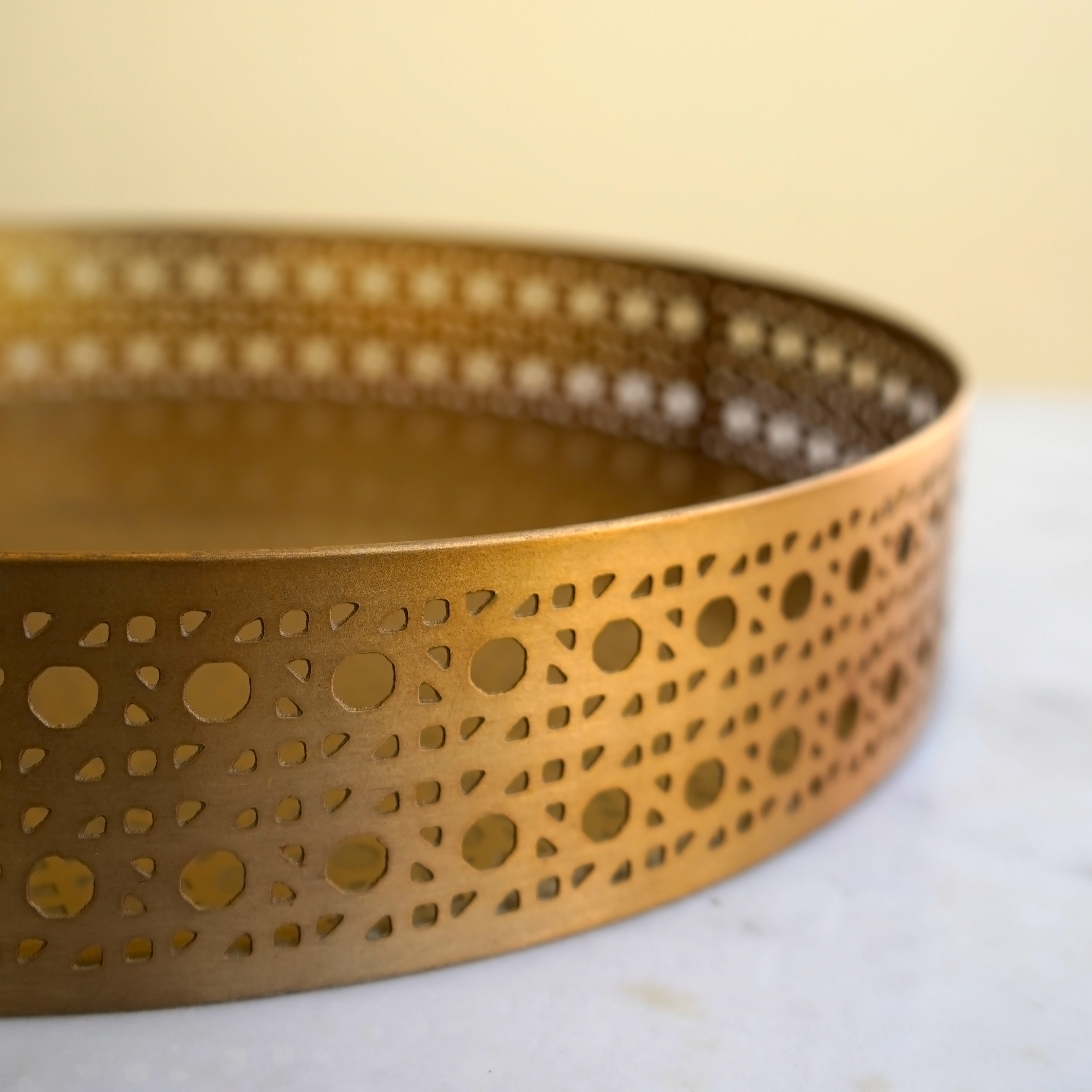 Gold Mesh Tray | Casa Kriti
