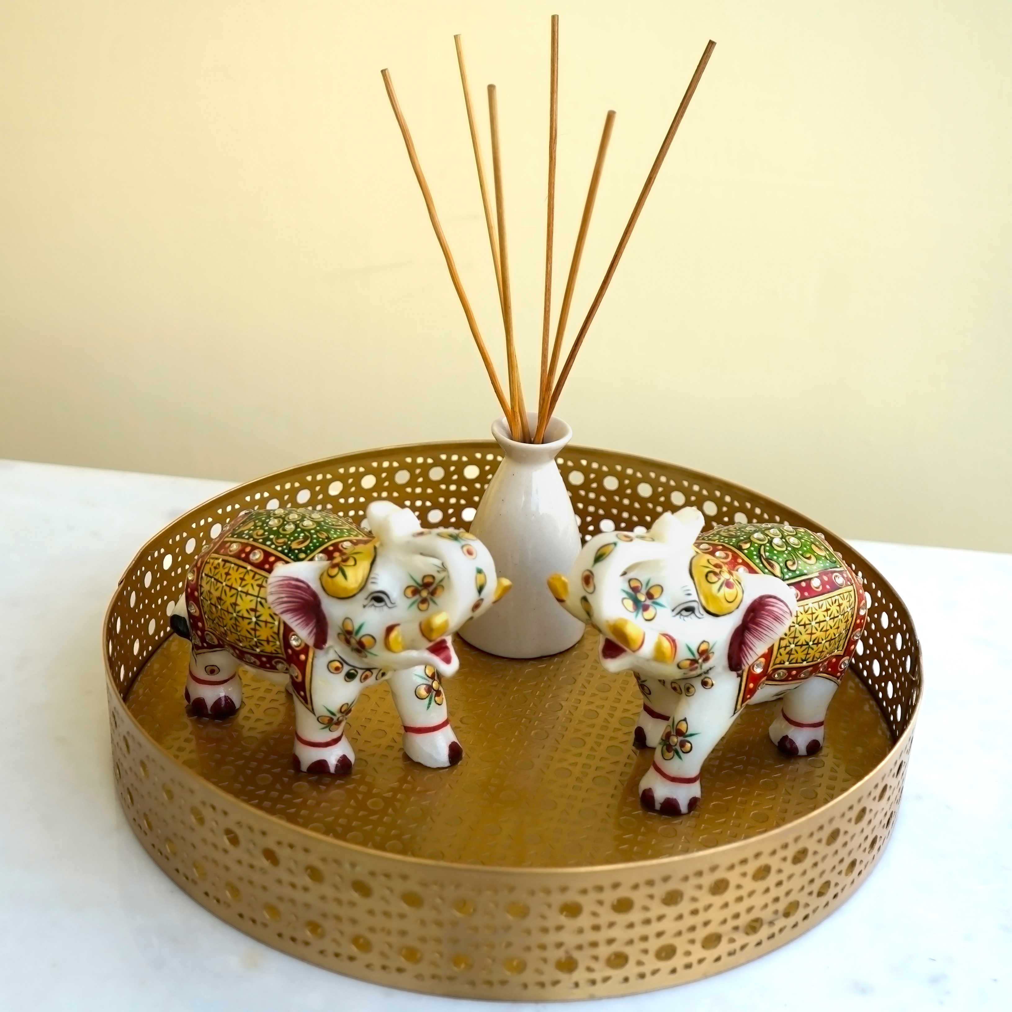 Gold Mesh Tray | Casa Kriti