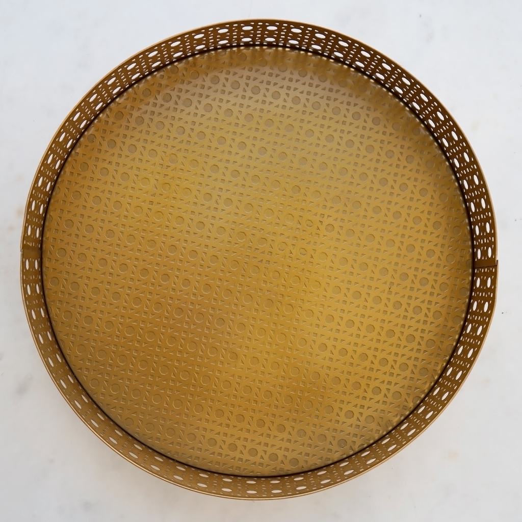 Gold Mesh Tray | Casa Kriti