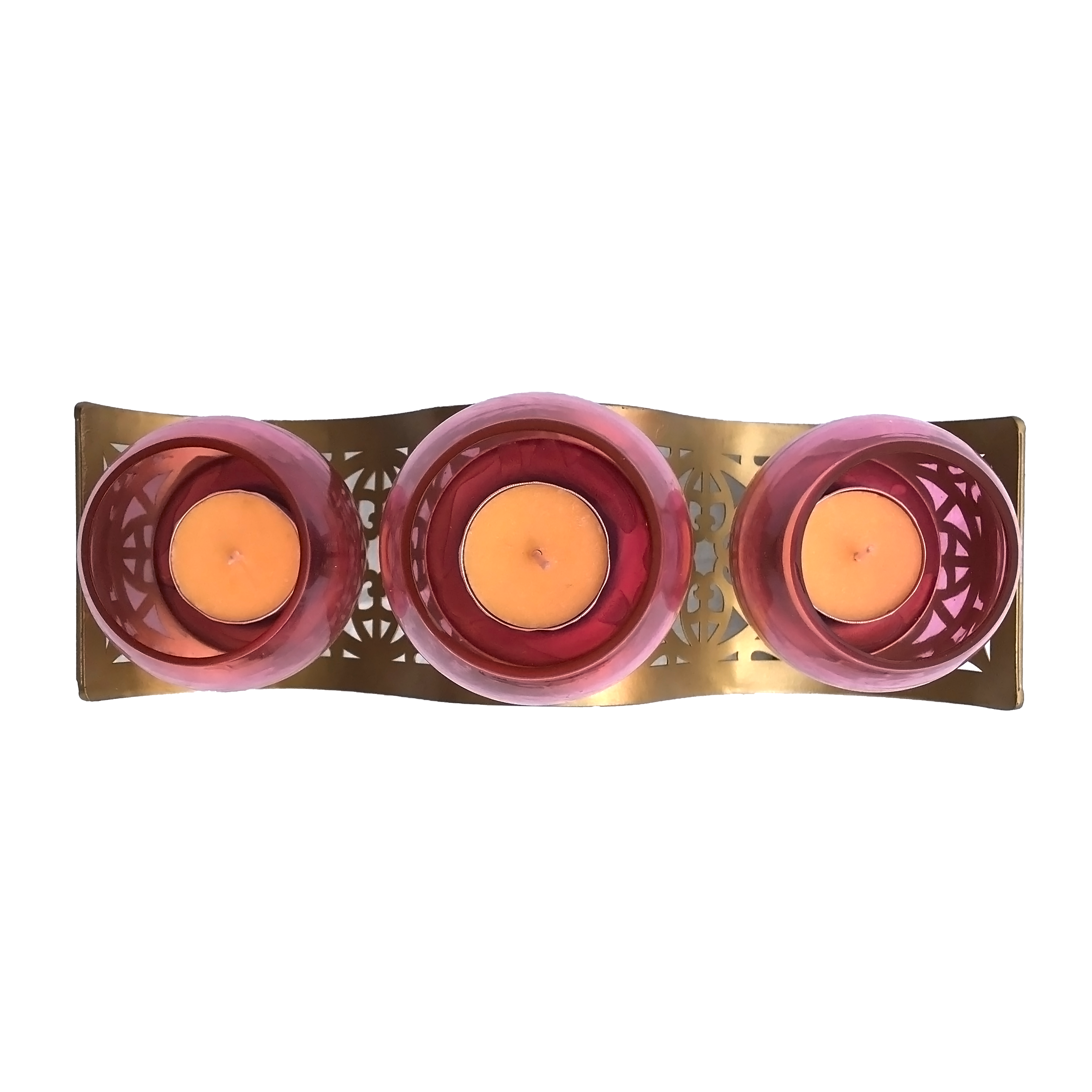 Blush Glow Tea Light Holder Set | Casa Kriti