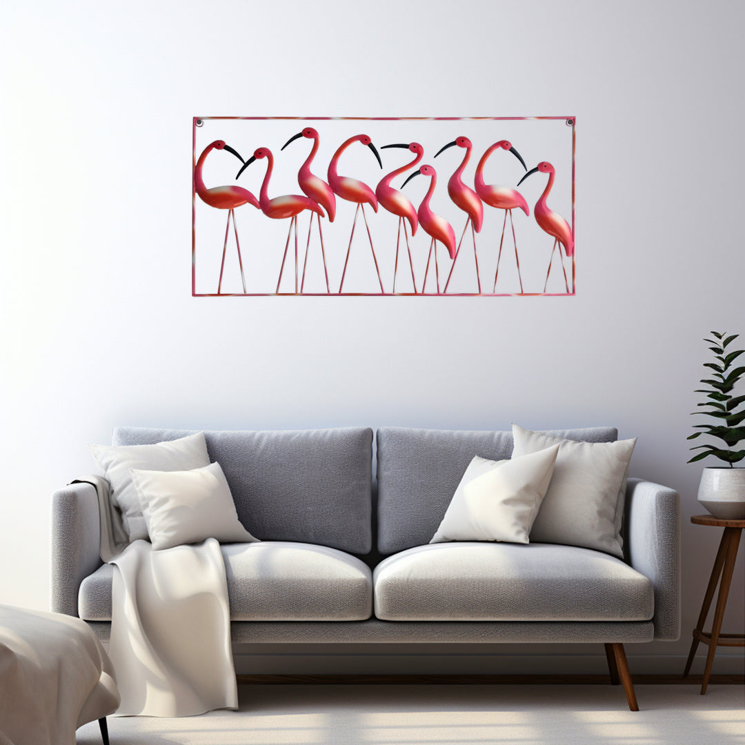 Pretty in Pink Flamingo Wall Art | Casa Kriti