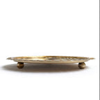 Floral Cake Plate with Glass Cloche | Casa Kriti