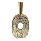 Gold Hollow Flower Vase | Casa Kriti