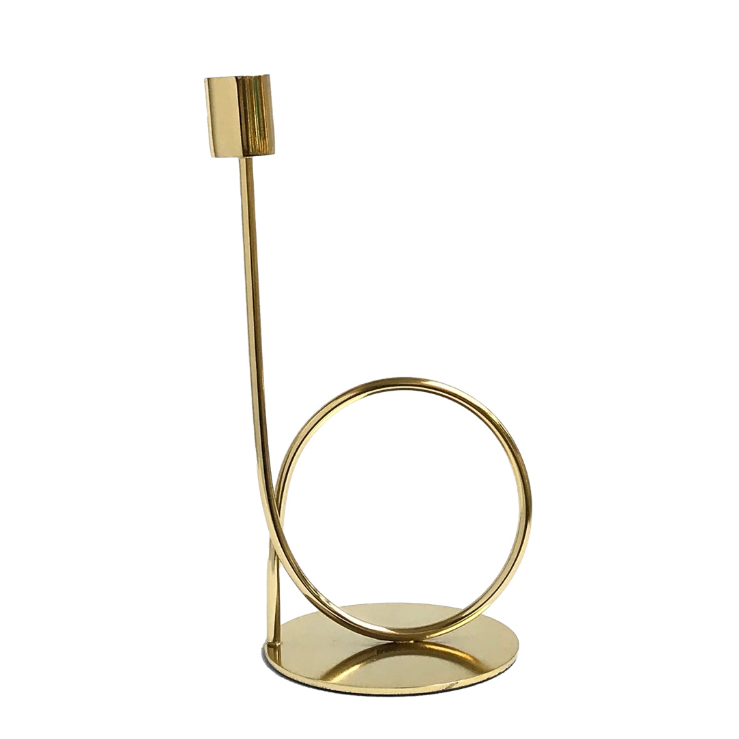 Gold Candlestick Holder | Casa Kriti