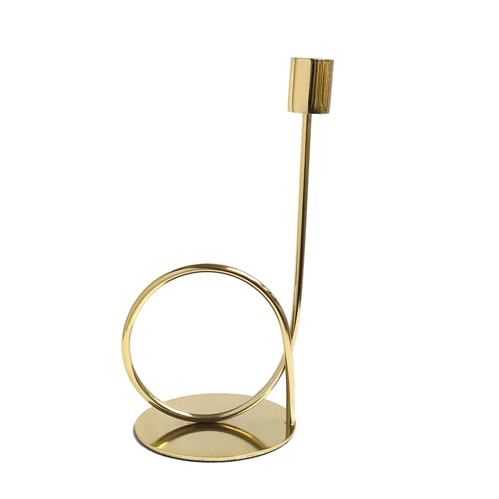 Gold Candlestick Holder | Casa Kriti