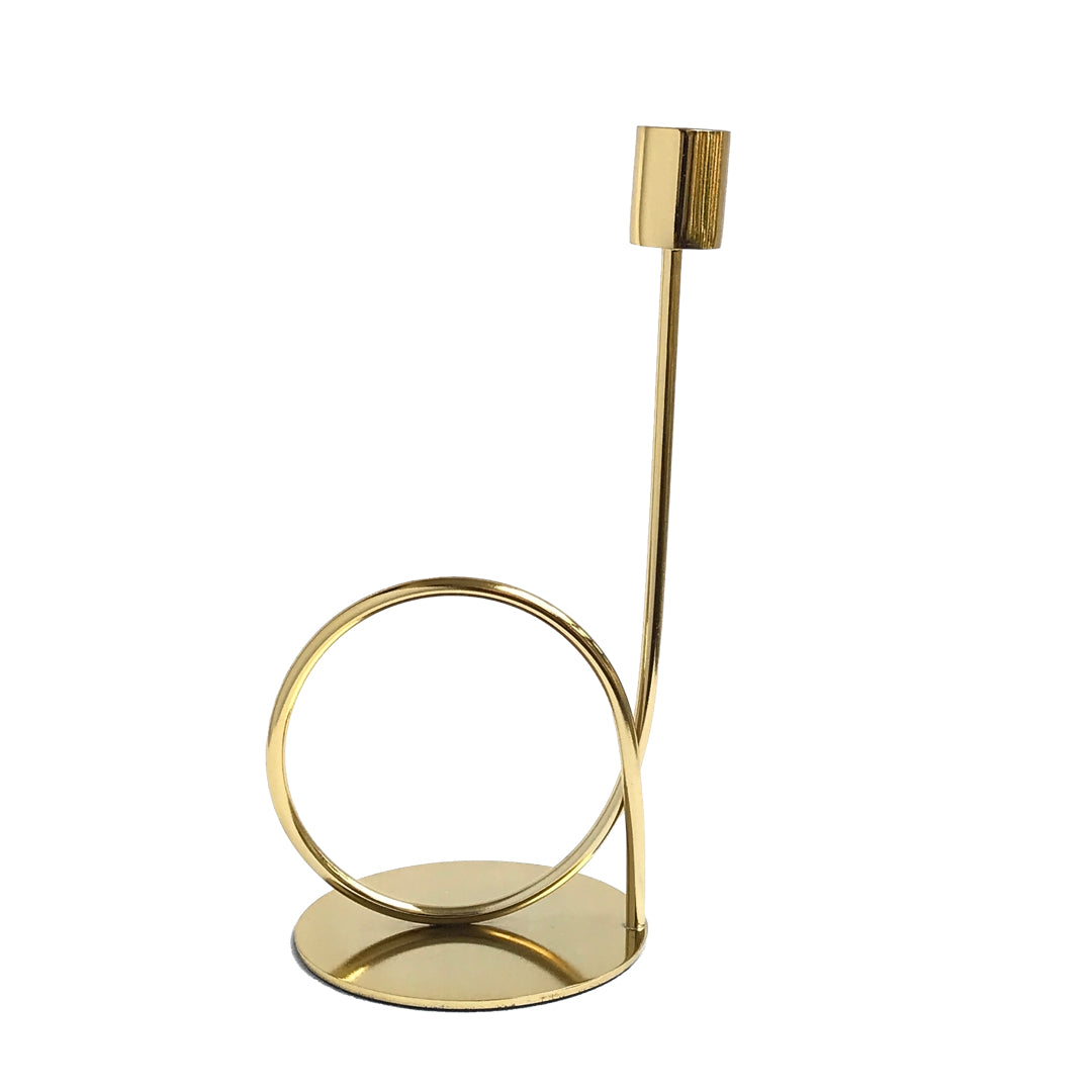 Gold Candlestick Holder | Casa Kriti