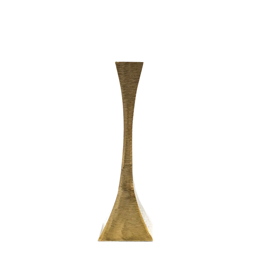 Gold Candlestick Holder Pair | Casa Kriti
