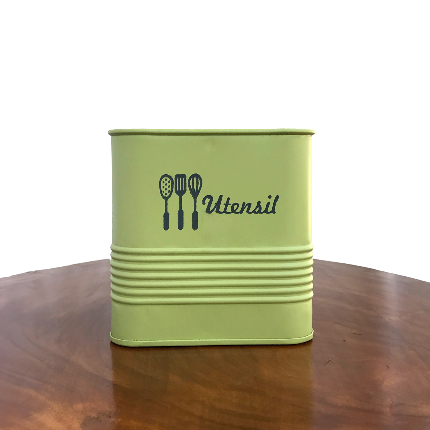 Matte Green Utensil Jar | Casa Kriti