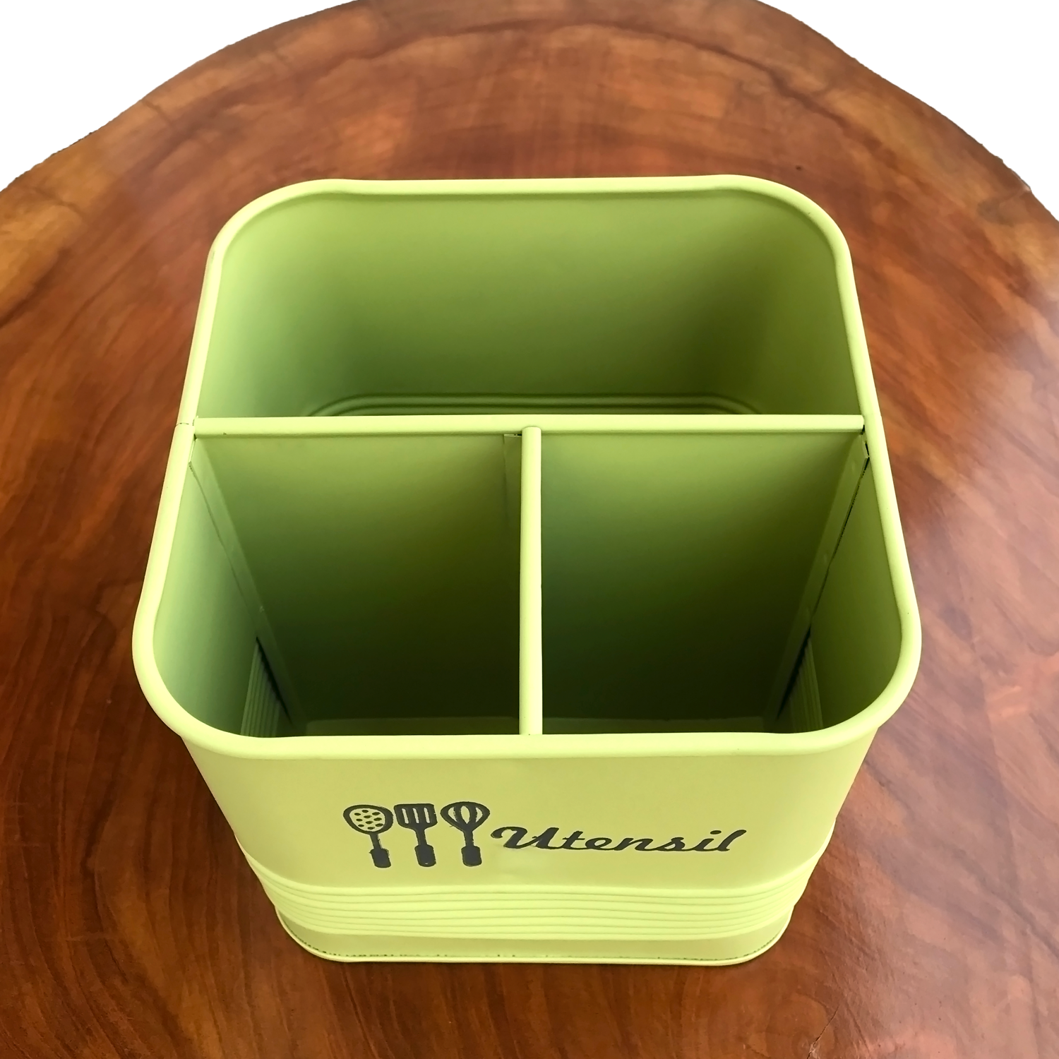 Matte Green Utensil Jar | Casa Kriti