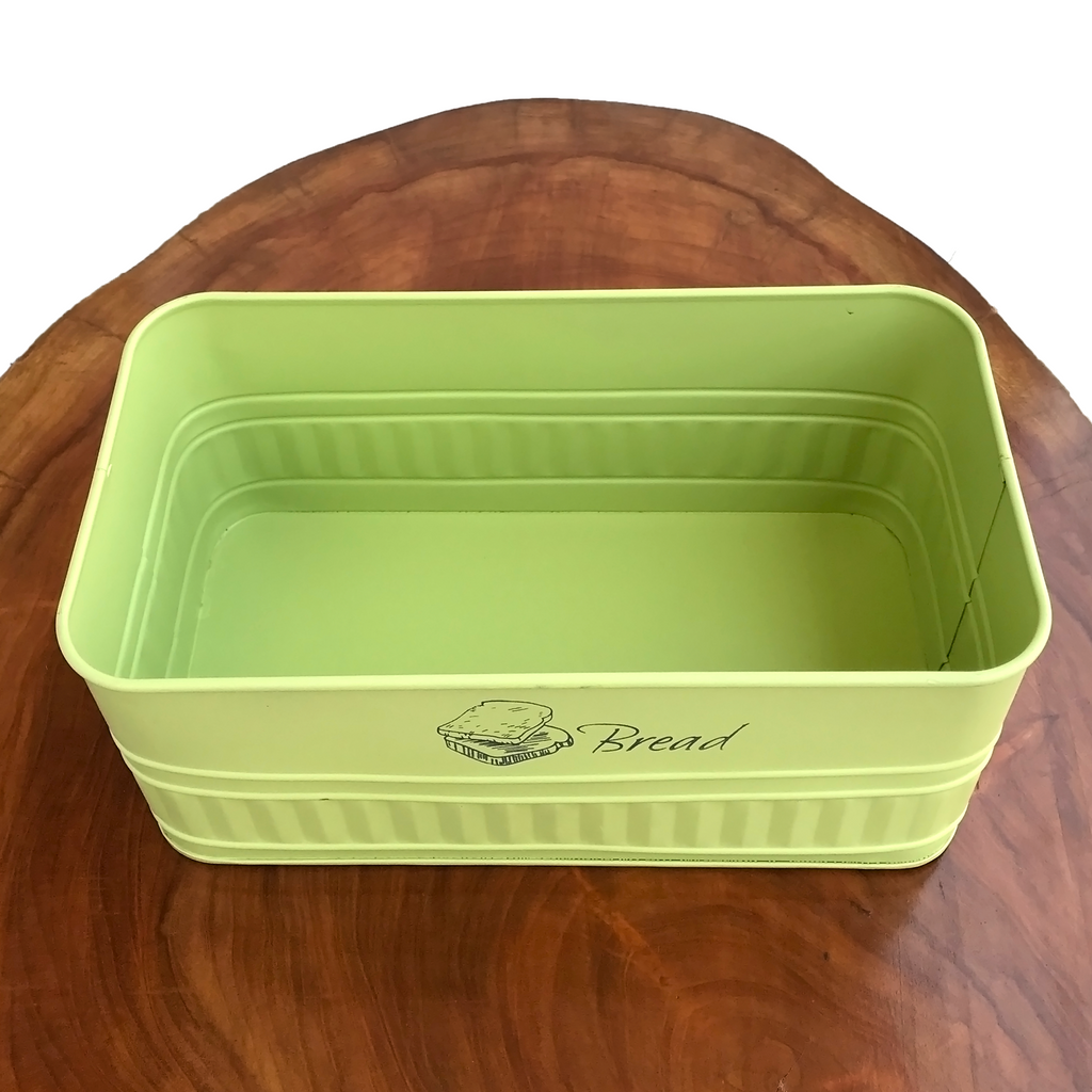 Matte Green Bread Box