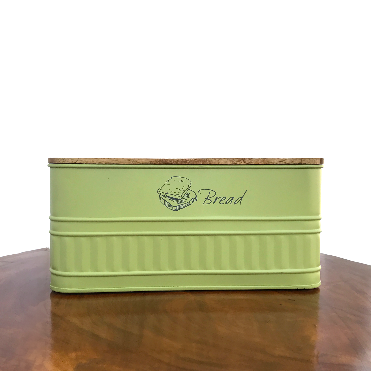 Matte Green Bread Box