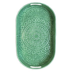 Large Green Serving Tray | Casa Kriti