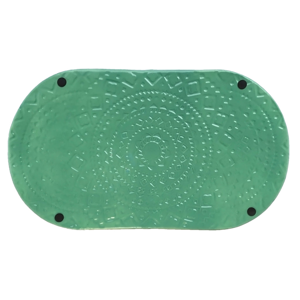 Large Green Serving Tray | Casa Kriti