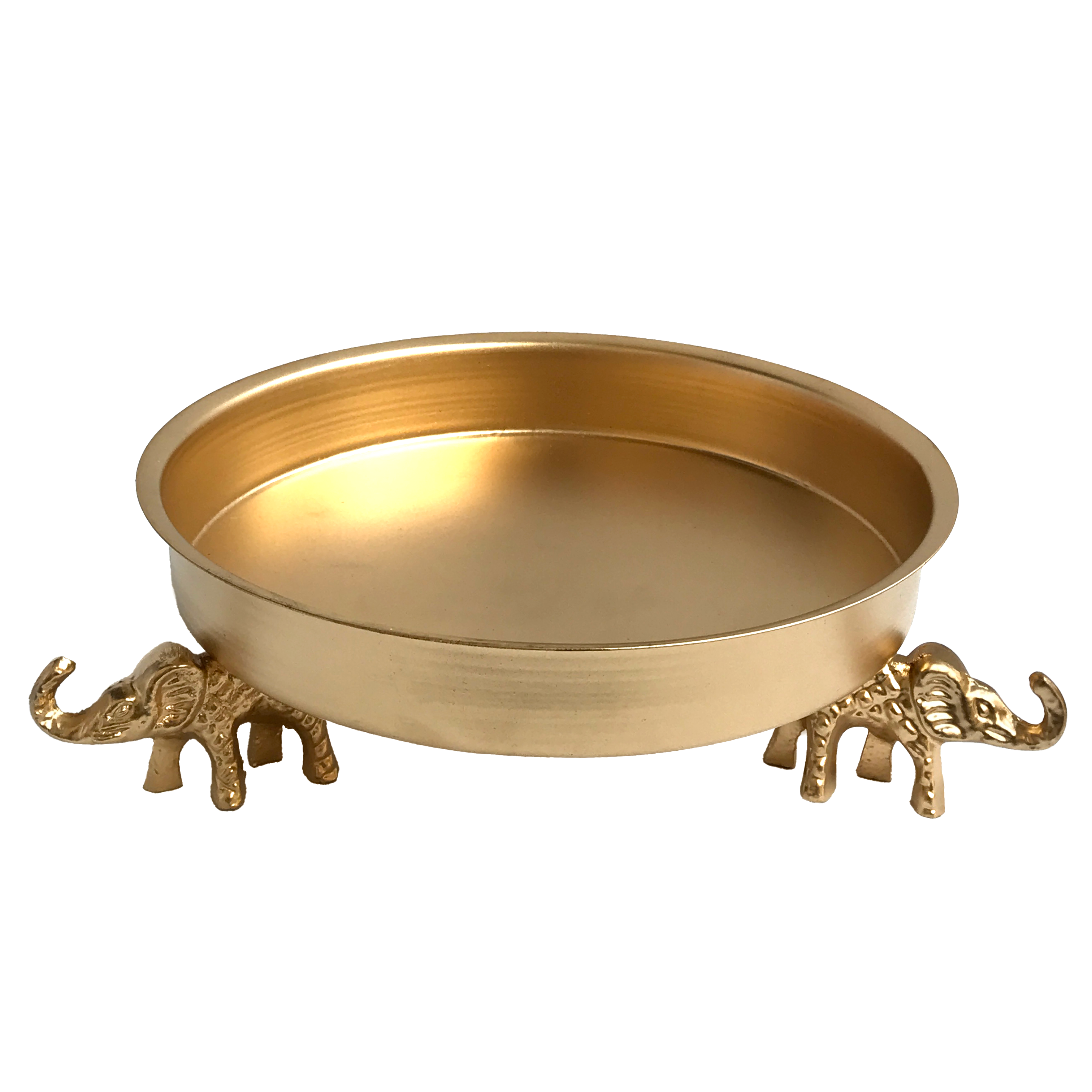 Majestic Elephant-Legged Golden Urli | Casa Kriti