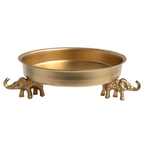 Majestic Elephant-Legged Golden Urli | Casa Kriti