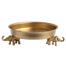 Load image into Gallery viewer, Majestic Elephant-Legged Golden Urli | Casa Kriti
