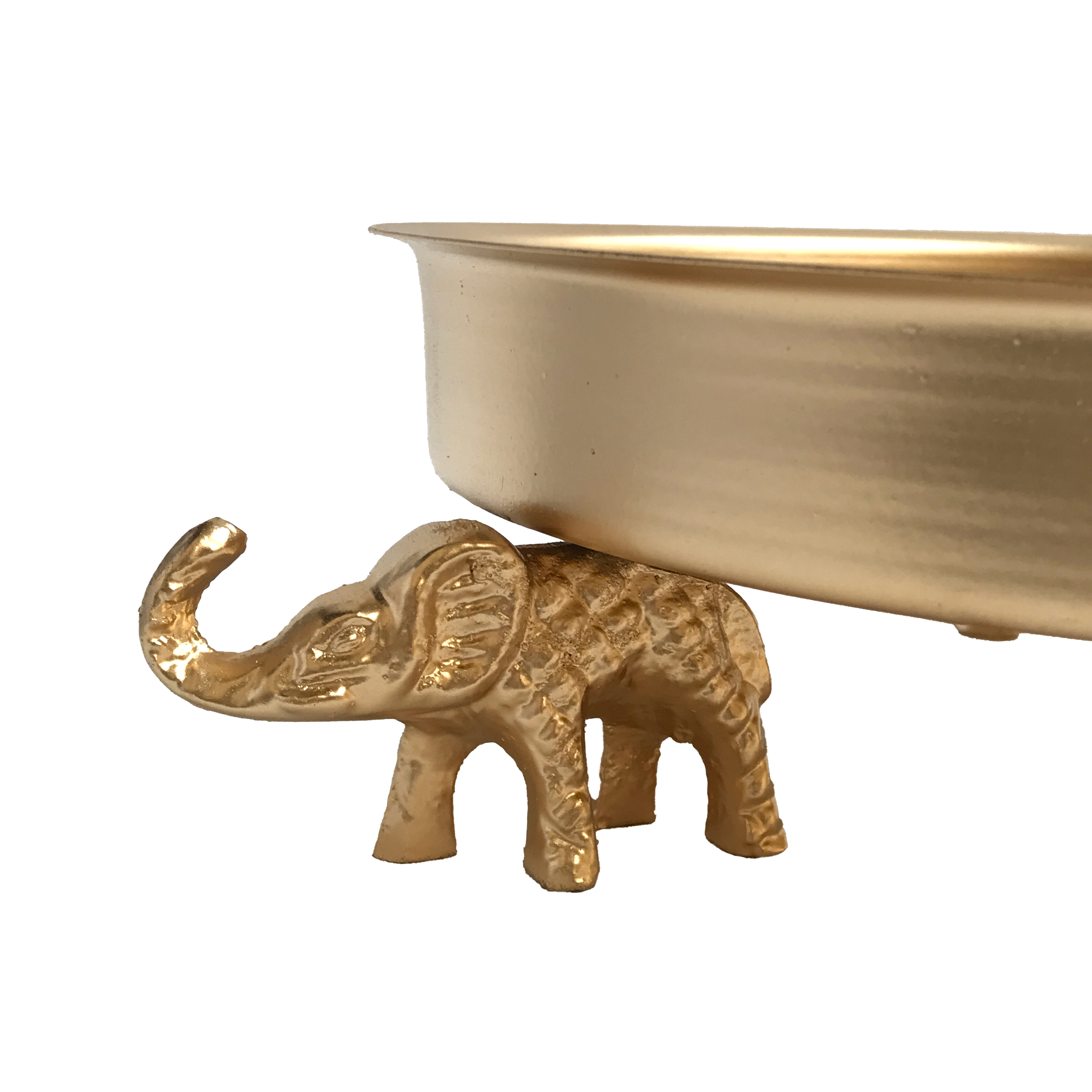Majestic Elephant-Legged Golden Urli | Casa Kriti