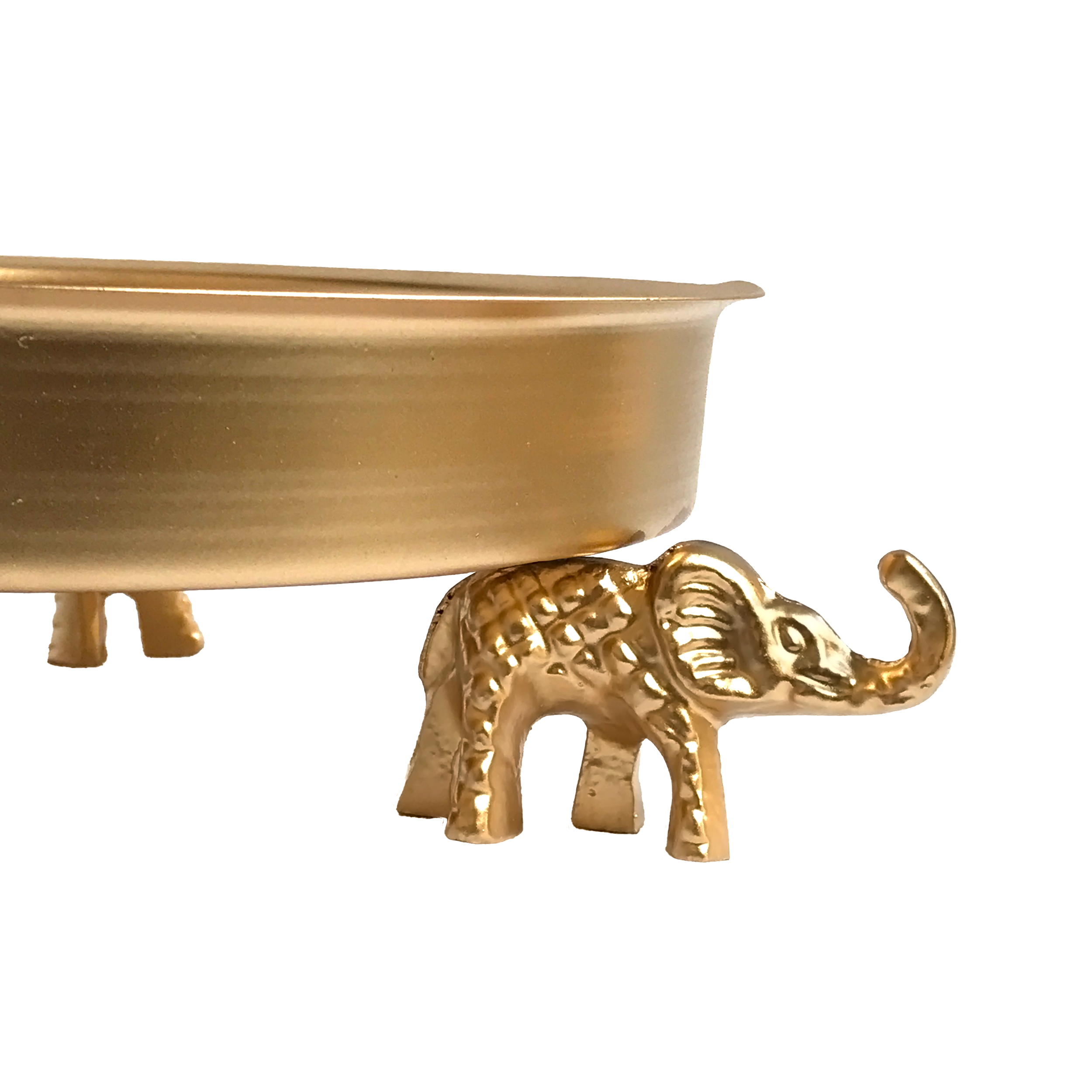 Majestic Elephant-Legged Golden Urli | Casa Kriti