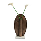 Minimalist Copper Face Figurine with Marble Base | Casa Kriti