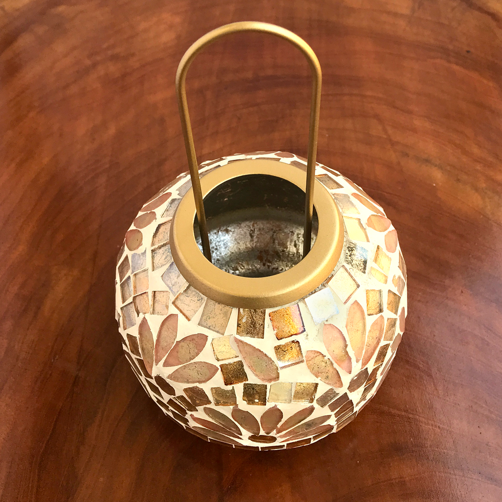 Mosaic Tea Light Candle Holder | Casa Kriti