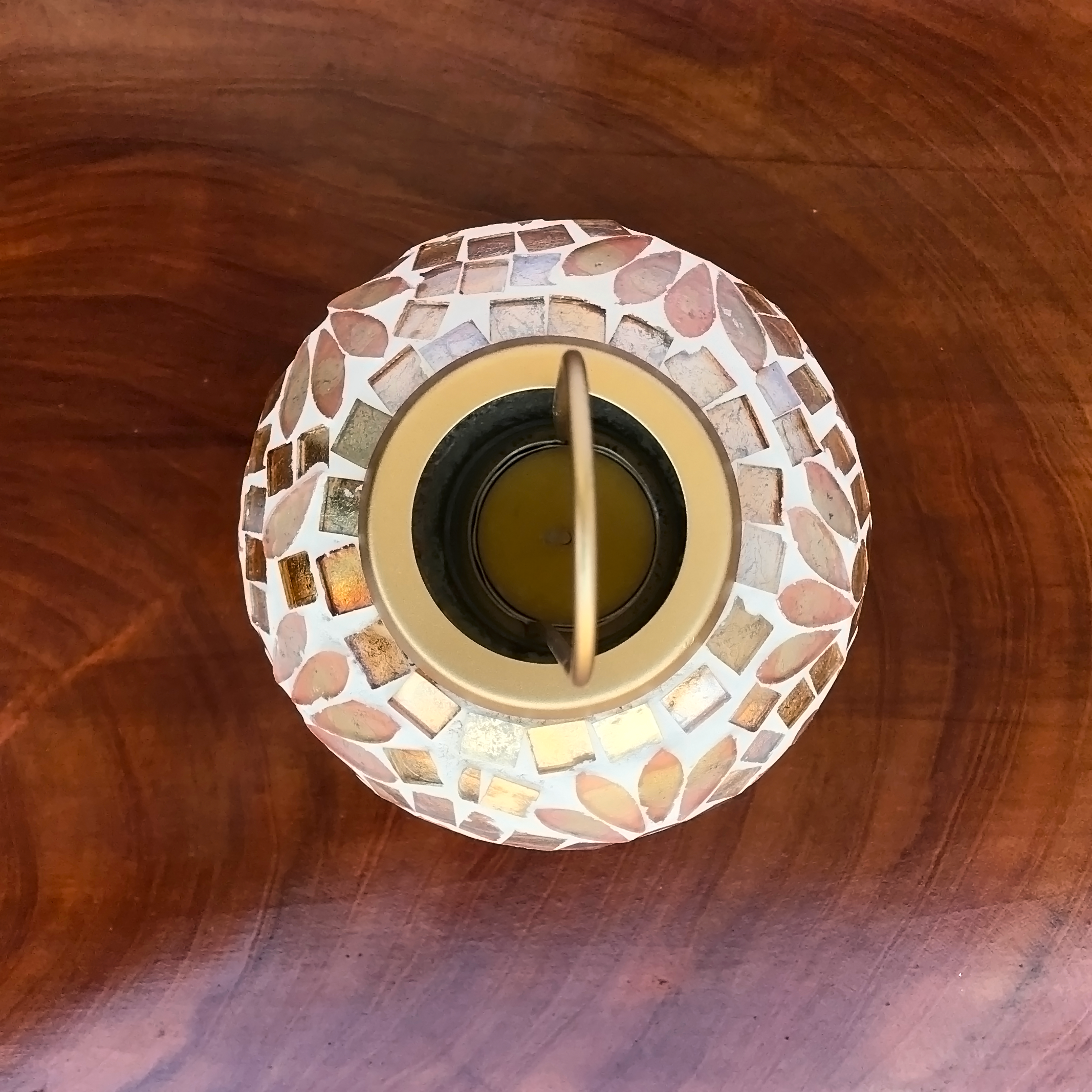 Mosaic Tea Light Candle Holder | Casa Kriti