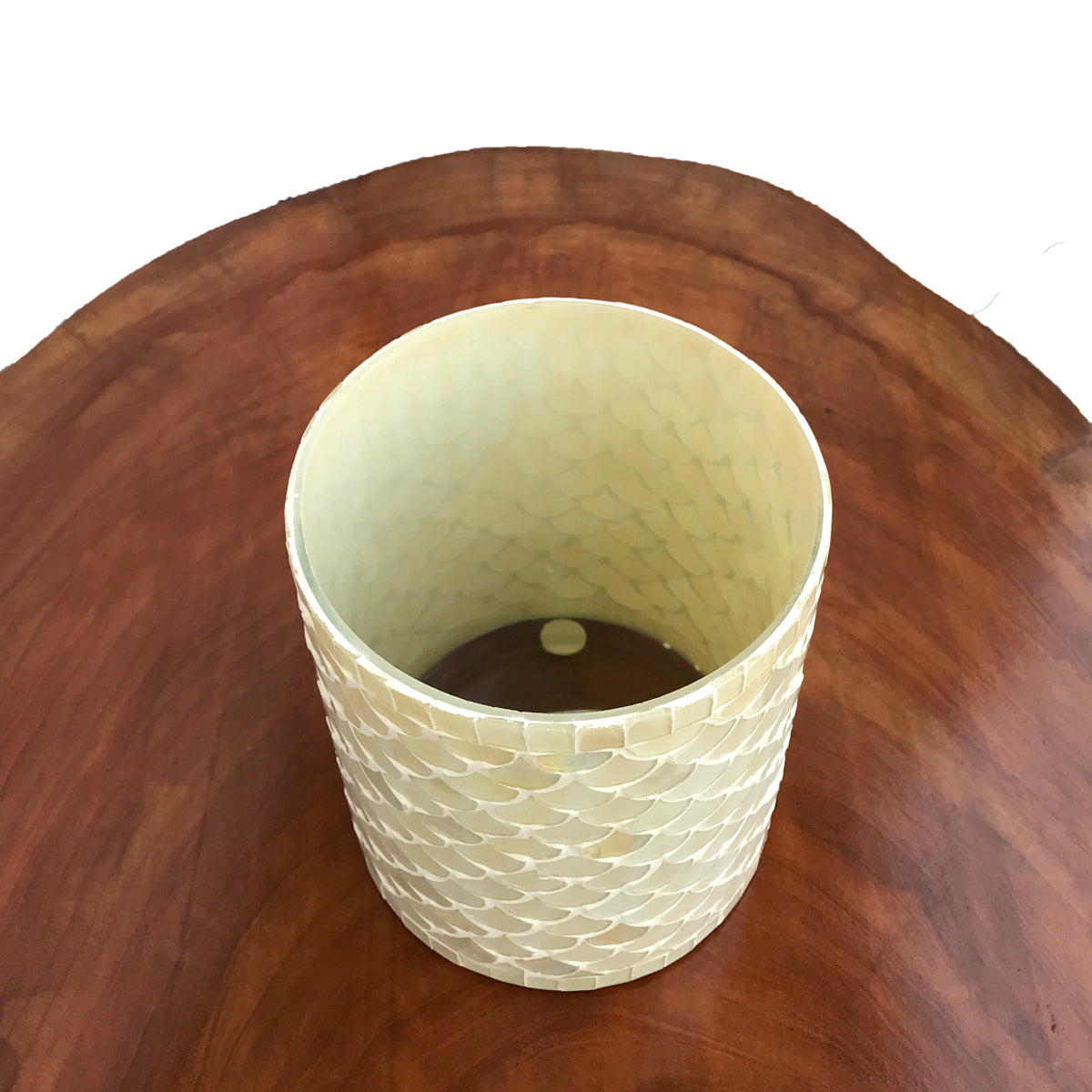 Pearl Perfection Mosaic Glass Vase | Casa Kriti