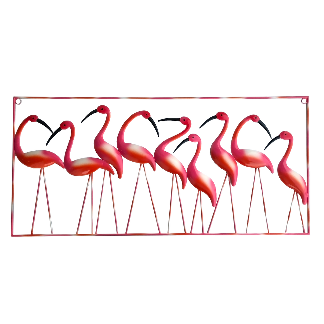 Pretty in Pink Flamingo Wall Art | Casa Kriti