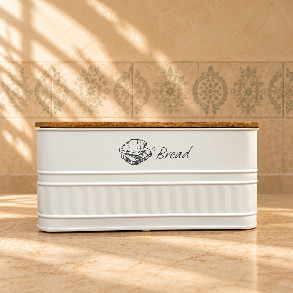 Pure White Bread Box