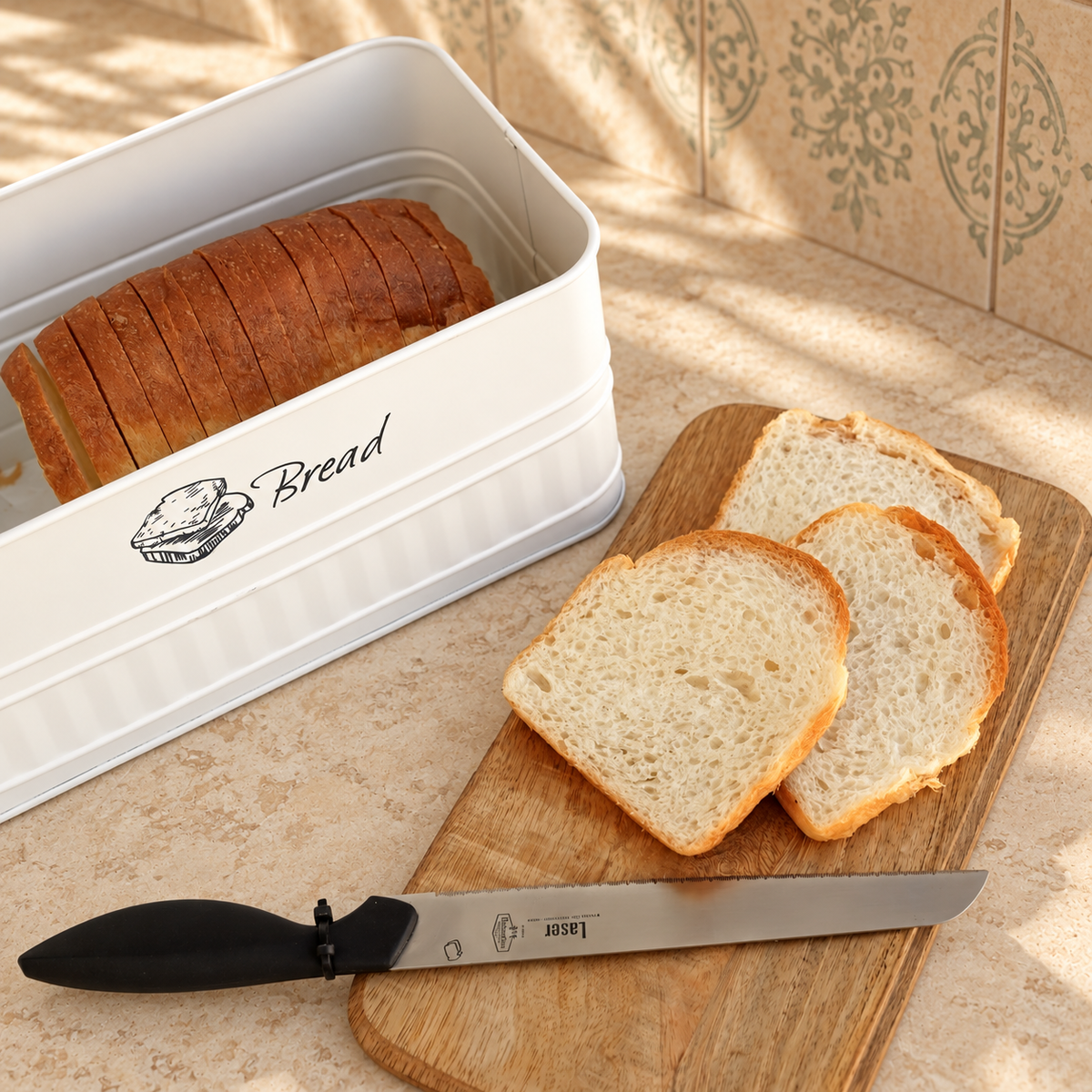 Pure White Bread Box