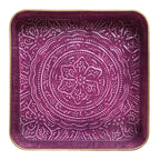 Purple Square Serving Tray | Casa Kriti
