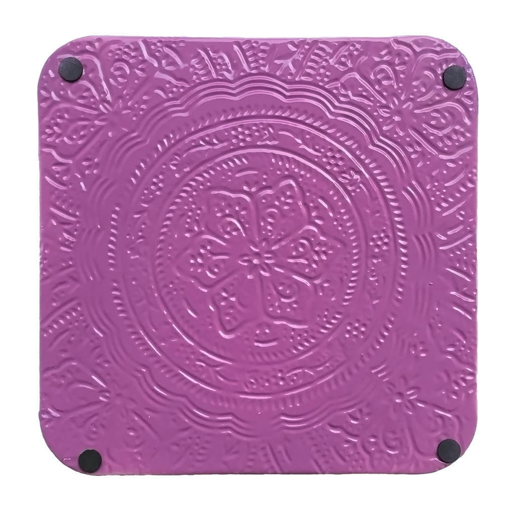 Purple Square Serving Tray | Casa Kriti