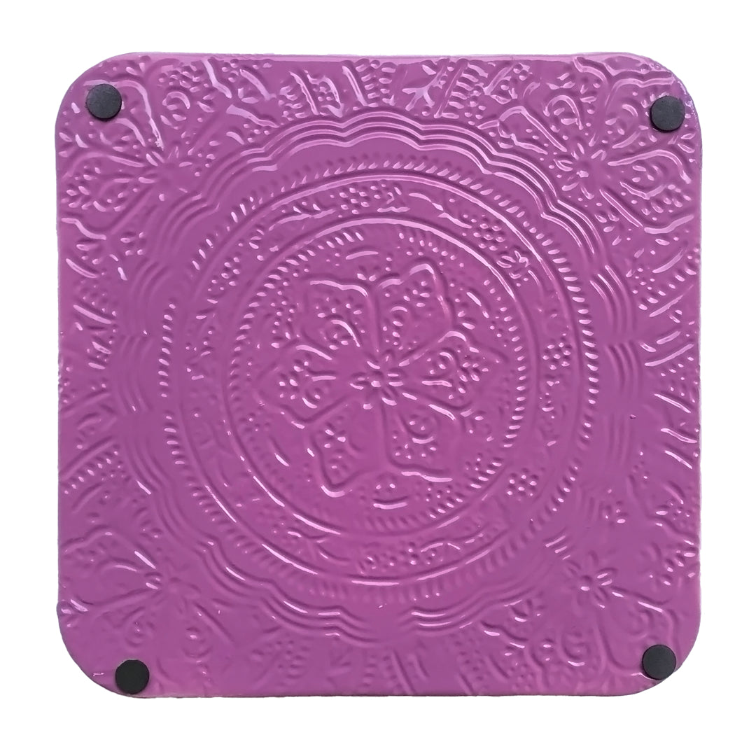 Purple Square Serving Tray | Casa Kriti