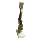 Regal Gold Bearded Face Figurine | Casa Kriti